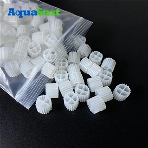 100% HDPE пластмасова MBBR био филтърна среда